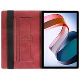 Voor Xiaomi Redmi Pad 10.61 Splicing Series Tablet PC Leather Case (Rood)