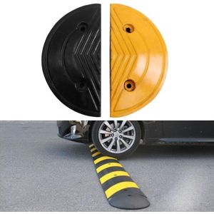 Paar speciale ronde hoofden voor rubberen verkeersdrempels  diameter: 50cm