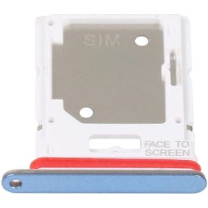 SIM-kaartlade + Micro SD-kaartlade voor Xiaomi Redmi Note 11 Pro 4G/Redmi Note 11 Pro 5G/Redmi Note 11E Pro/Redmi Note 11 Pro+ 5G India/Poco X4 Pro 5G (Blauw)