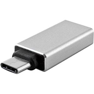 USB 3.0 naar USB 3.1 Type-C Converter Adapter voor MacBook 12 inch  Chromebook Pixel 2015 (zilverkleurig)