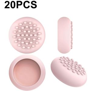 20 PCS Perifere Knop VR Handvat Rocker Siliconen Beschermhoes  Voor Oculus Quest 2 (Roze)