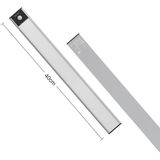 40cm originele Xiaomi YEELIGHT LED Smart Human Motion Sensor Light Bar oplaadbare garderobe kabinet gang wandlampen (zilver)