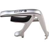 JOYO JCP-02 Guitar Capo Aluminium Alloy Opener Guitar Capo Quick Change Guitar Tuner Clamp Key (Zilver)