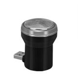 2 stks elektrische USB scheerapparaat mini draagbare plug in reizen Razor (zwart)
