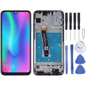 LCD-scherm en digitizer volledige assemblage met frame voor Huawei Honor 10 Lite (zwart)