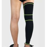 Outdoor basketbal badminton sport knie pad paardrijden Running Gear lange ademende bescherming benen panty  maat: M