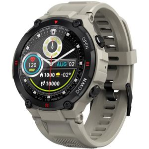 K22 1 28 inch IPS-scherm Smart Watch  ondersteuning menstruele cyclus herinnering / Bluetooth-oproep / slaapbewaking (grijs)