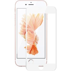 ENKAY Hat-Prins 0 26 mm 9H oppervlakte hardheid 6D gebogen rand vol scherm Tempered glas Film voor iPhone 6 & 6s(White)