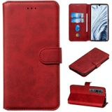 Voor Xiaomi Mi Note 10 / Note 10 Pro / CC9 Pro Classic Calf Texture Horizontal Flip PU Lederen hoesje  met Houder & Card Slots & Wallet(Red)