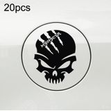 20 stks A-047 Demon Claw Skull Head Auto Body Decoratie Sticker (Zwart)