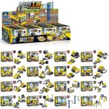 KAZI 16 in 1 Sets DIY Bouw Engineering voertuigen graafmachine Building Blocks compatibele modelstad bouw bakstenen speelgoed  leeftijd: 6 jaar oude boven