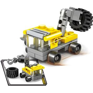 KAZI 16 in 1 Sets DIY Bouw Engineering voertuigen graafmachine Building Blocks compatibele modelstad bouw bakstenen speelgoed  leeftijd: 6 jaar oude boven