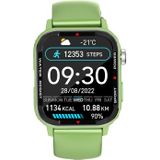 G96 1 85 inch HD Vierkant scherm Robuust Smart Watch Ondersteuning Bluetooth Bellen/Hartslagbewaking/Bloedzuurstofbewaking(Groen)