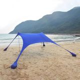 Outdoor Beach Lycra Canopy Camping Tent Sunshade Fishing Tent  Size: 210x200x150cm(Dark Blue)