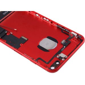 voor de iPhone 7 Plus batterij Back Cover Assembly met de kaart Tray(Red)
