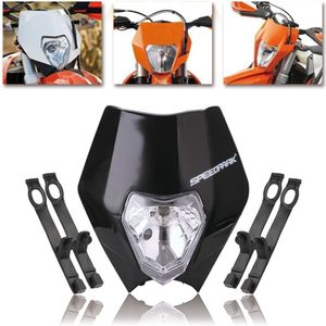 Speedpark KTM Cross-country Motorcycle LED Koplamp Grimace Koplamp (Zwart)