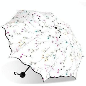 Opvouwbare eenvoudige parasol voor twee doeleinden