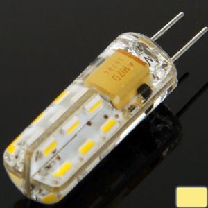 G4 1 5 Warm witte auto signaal gloeilamp  24 LED 3014 SMD  AC / DC 10V-20V