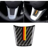 Auto Carbon Fiber Steering Wheel Duitsland kleur decoratieve sticker voor BMW Z4 2009-2015