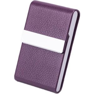 2 stks Reclame Visitekaartjes Case Business Praktical Craft Gift (Purple)