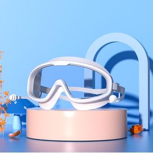 Groot frame waterdichte en anti-vog HD transparante kinderen zwemmen een bril
