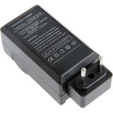 2 In 1 Digitale Camera Batterijlader voor Gopro Hero 2 AHDBT-001 / AHDBT-002 (zwart)