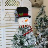 2 STKS CX20205 Sneeuwpop patroon kerstboom hanger decoratie  maat: S.