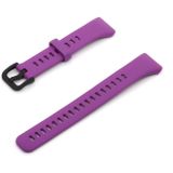 Voor eer Band 6 Pure Color Silicone Vervanging Strap Horlogeband (Paars)