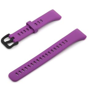 Voor eer Band 6 Pure Color Silicone Vervanging Strap Horlogeband (Paars)