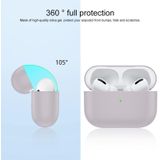 Split Silicone Earphone Protective Case For AirPods 3(Lavender Purple)