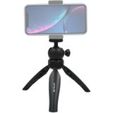PULUZ 20cm Pocket kunststof statief mount met 360 graden bal hoofd voor smartphones  GoPro  DSLR camera's (zwart)