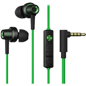 Edifier HECATE GM260 In Ear Wire Control-hoofdtelefoon met siliconen oordopjes  kabellengte: 1 3 m (zwart groen)