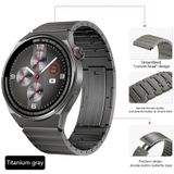 Voor Huawei Watch GT 42 mm / 46 mm horlogeband van titaniumlegering met snelsluiting