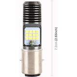 BA20D DC12V / 7.4W Motorfiets LED Koplamp met 24LEDs SMD-3030 Lamp Kralen (Wit Licht)