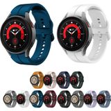 Voor Samsung Galaxy Watch 5 Pro 45 mm kleurrijke gesp siliconen horlogeband