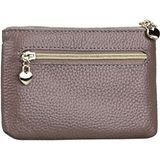 2013 multifunctionele Litchi textuur vrouwen grote capaciteit hand portemonnee met kaartsleuven (bleke roze grijs)