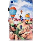 Voor Galaxy Tab A 8.0 (2019) T290 Painted Horizontal Flat Leather Case with Sleep Function & Card Slot & Buckle Anti-skid Strip & Bracket & Wallet(Balloon)