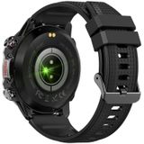 K10 1 39 inch IP67 waterdicht smartwatch  ondersteuning voor hartslag- / slaapbewaking (zwart zilver)