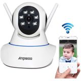 Anpwoo AP001 1.0MP 720 P HD WiFi IP-Camera  Support bewegings detectie / nacht Vision(White)