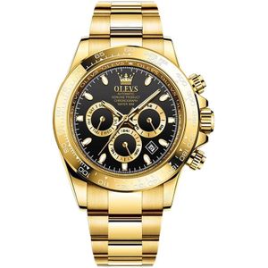 OLEVS 6638 heren multifunctioneel lichtgevend waterdicht mechanisch horloge