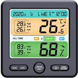 Indoor Color Digital Display Thermometer & Hygrometer Huishoudelijke Groot-Screen Electronic Clock (TS-6211-B)
