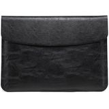 Horizontal Litchi Texture Laptop Bag Liner Bag For MacBook 12 Inch A1534(Liner Bag Black)