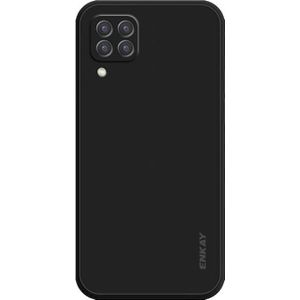 For Samsung Galaxy A22 4G ENKAY Liquid Silicone Shockproof Phone Case(Black)