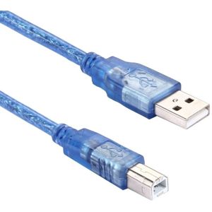 Normale USB 2.0 ben naar BM kabel  met 2 kern  lengte: 5m(Blue)