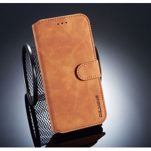 Dg. MING retro olie kant horizontale flip case voor Huawei P20 Lite/Nova 3e  met houder & kaartsleuven & portemonnee (bruin)
