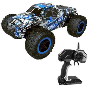 Deer man LR-R004 2 4 G R/C systeem 1:16 draadloze afstandsbediening drift Off-Road vierwielaandrijving speelgoed auto (blauw)