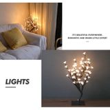 24 Lights Cherry Tree lamp tafellamp kamer lay-out decoratie creatieve bed nacht licht geschenk  stijl: Bauhinia black tree