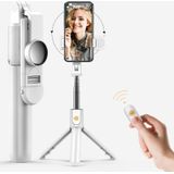 Mobile Phone Bluetooth Selfie Stick Live Bracket  Specification: K10S (With Fill Light White)