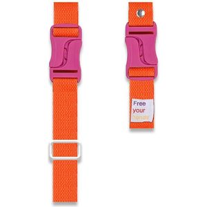 2 STKS Crossbody Verstelbare Telefoon Riem Telefoon Case Camera Tas Lanyard (Oranje)