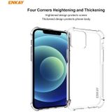 Hat-Prince ENKAY 2 in 1 Clear TPU Soft Case Shockproof Cover + 0 26mm 9H 2.5D Full Glue Full Coverage Tempered Glass Protector Film For iPhone 12 Pro Max Hat-Prince ENKA
